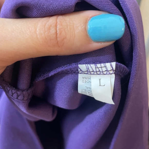 Purple Strappy Midi Cocktail Dress - Picture 4 of 4